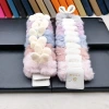 A2417 Fangfang Hairball Rabbit Ear Hair Band, Hair Rope, Hair band, Hair band, Rubber Band, Japanese and Korean Accessories 2-yuan store wholesale Specification image
